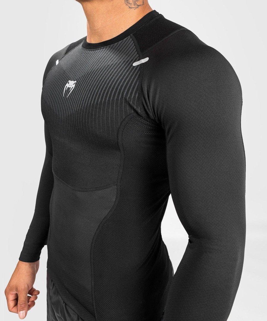 venum biomecha rashguard langarm - schwarzgrau