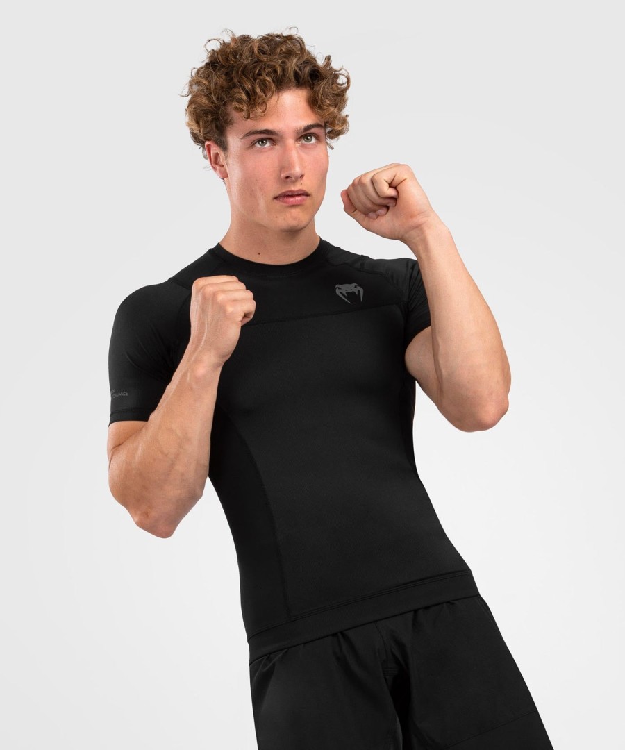 venum g-fit air rashguard kurzarmshirt – schwarz