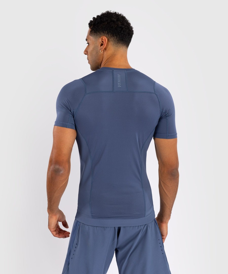 venum g-fit air herren kurzarm-rashguard – nebelblau