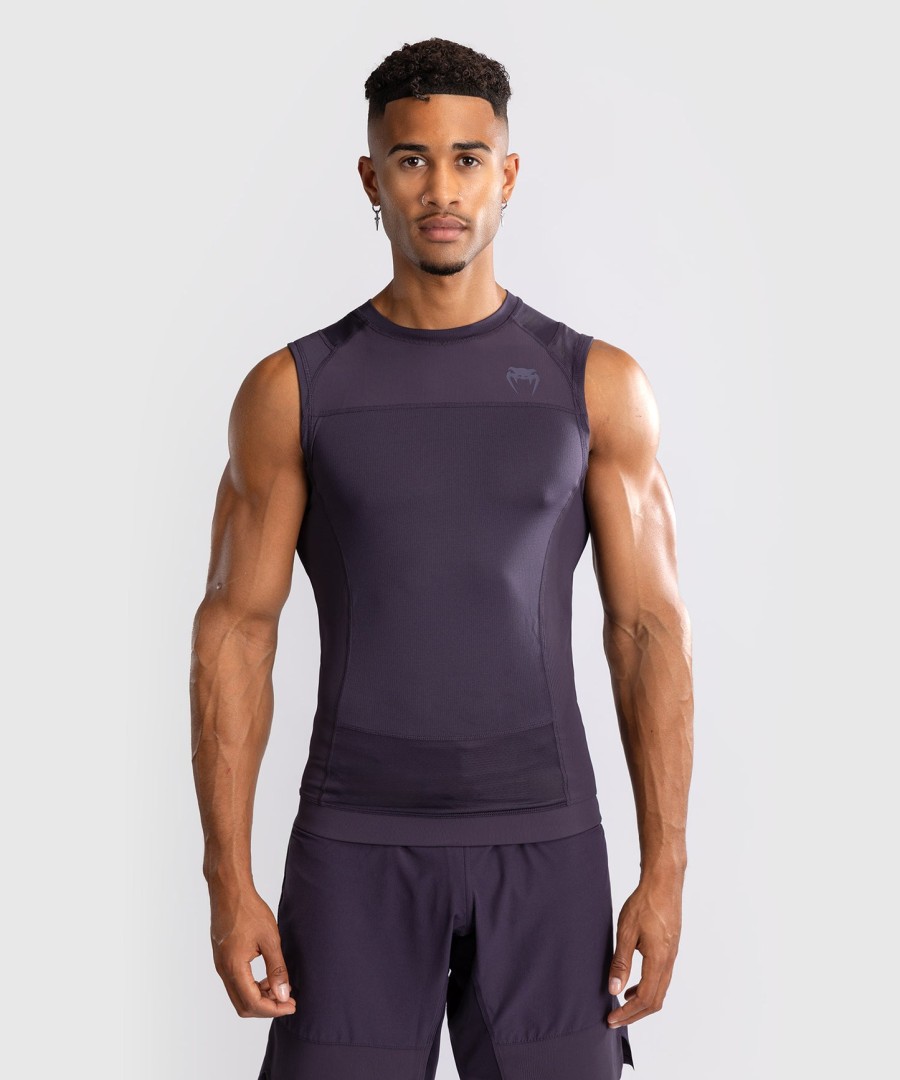 venum g-fit air herren Ärmelloses rashguard - dunkelviolett