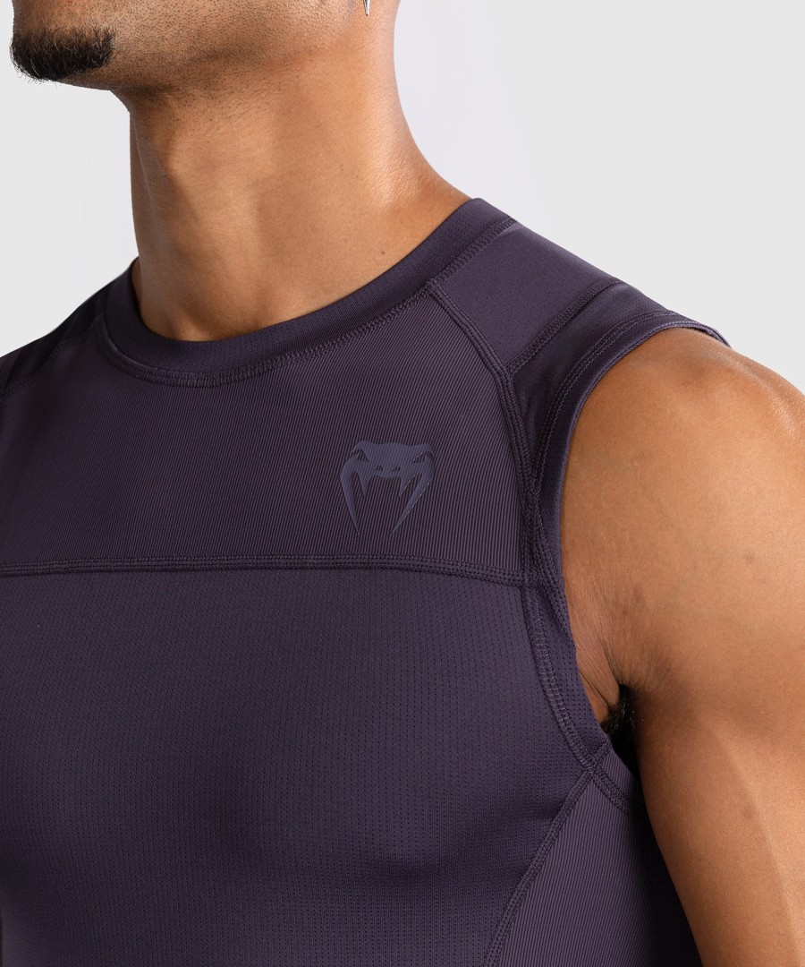 venum g-fit air herren Ärmelloses rashguard - dunkelviolett
