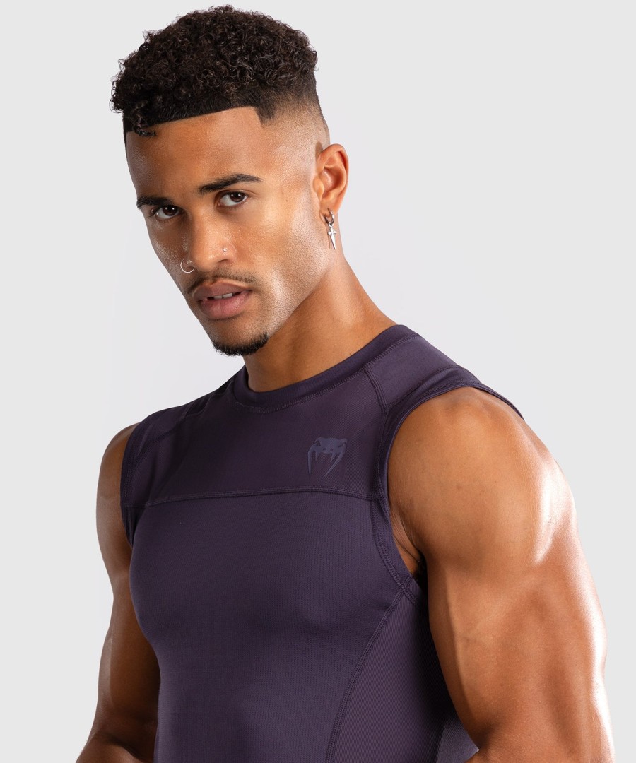 venum g-fit air herren Ärmelloses rashguard - dunkelviolett
