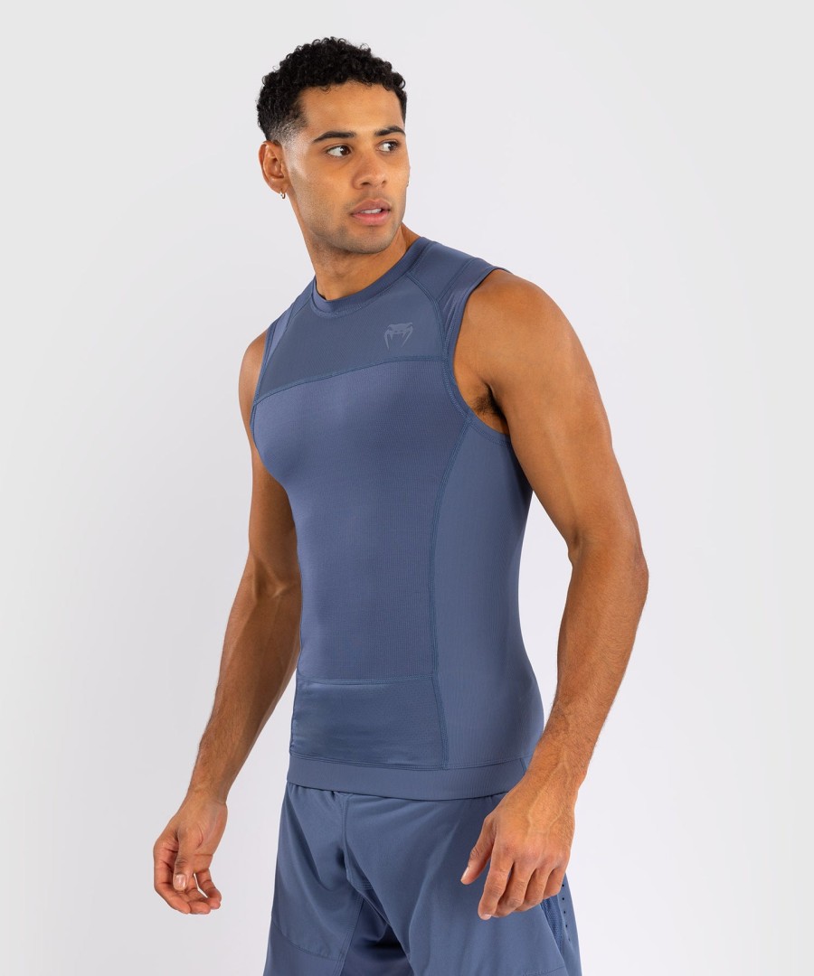 venum g-fit air herren Ärmelloses rashguard - nebelblau