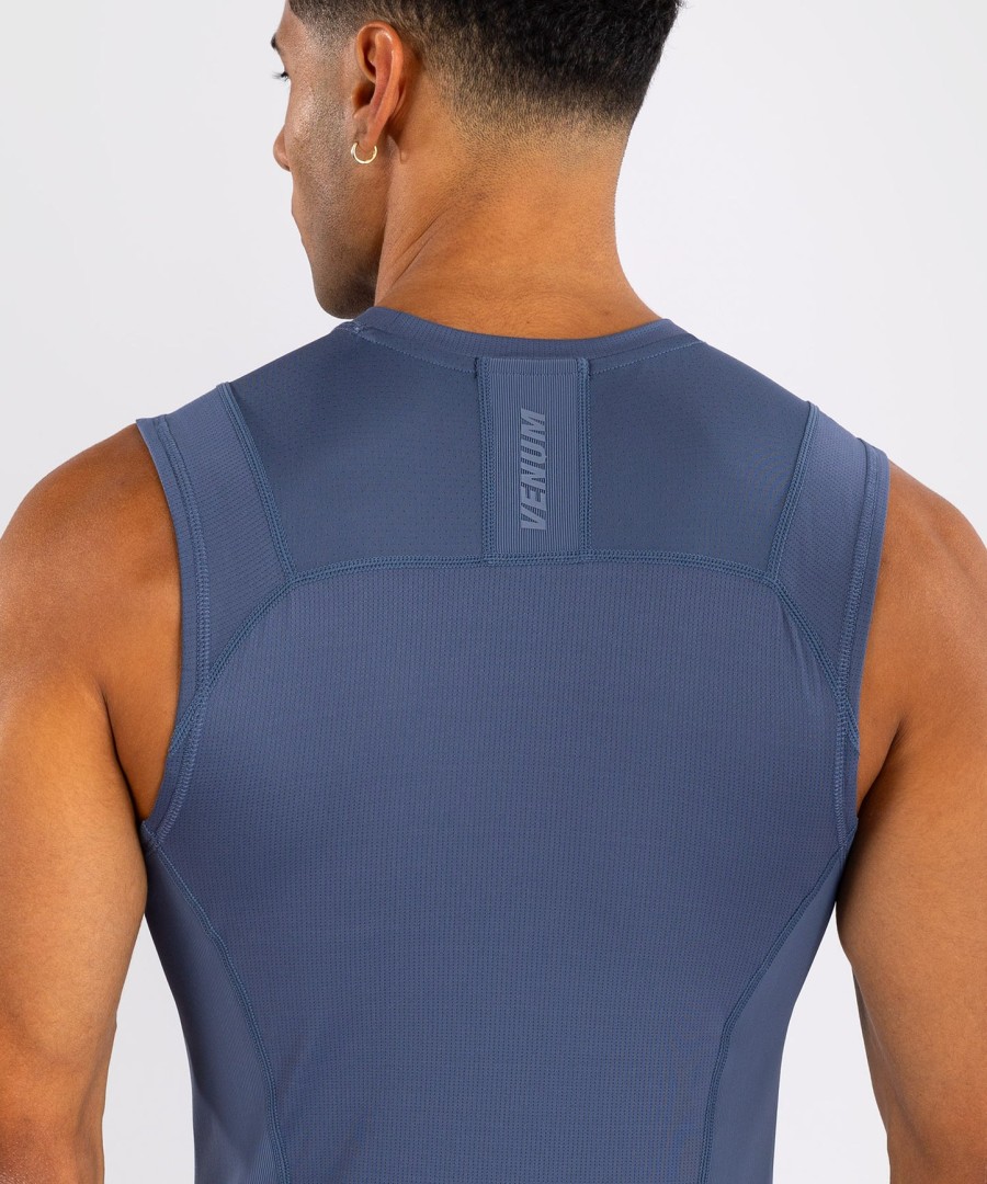 venum g-fit air herren Ärmelloses rashguard - nebelblau