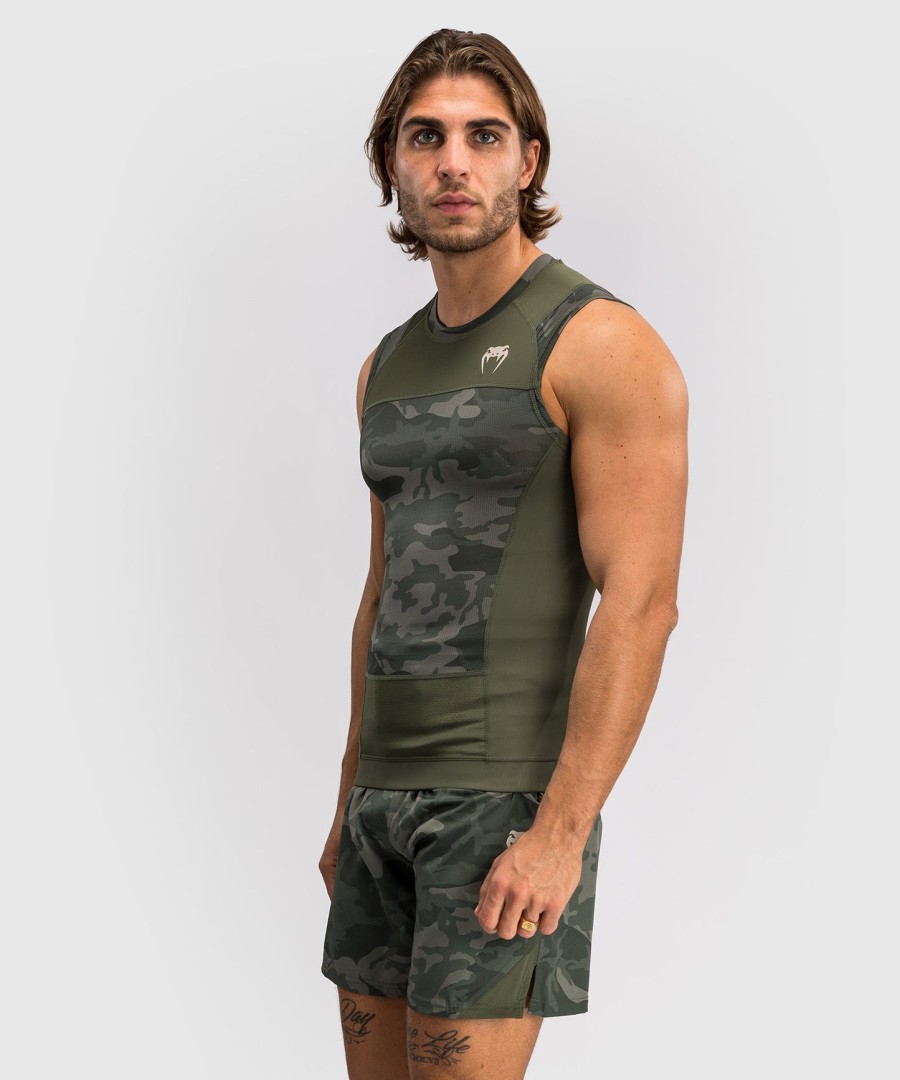 venum g-fit air herren Ärmelloses rashguard - army camo