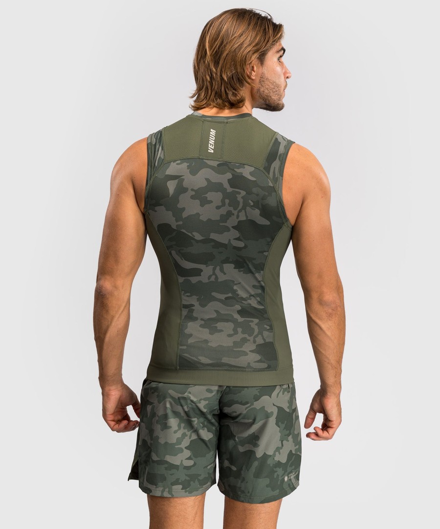 venum g-fit air herren Ärmelloses rashguard - army camo