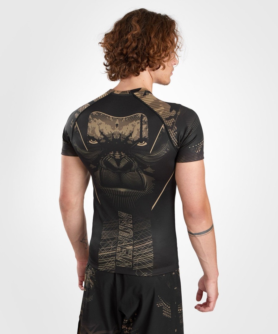 venum gorilla jungle rashguard kurzarm - schwarzsand