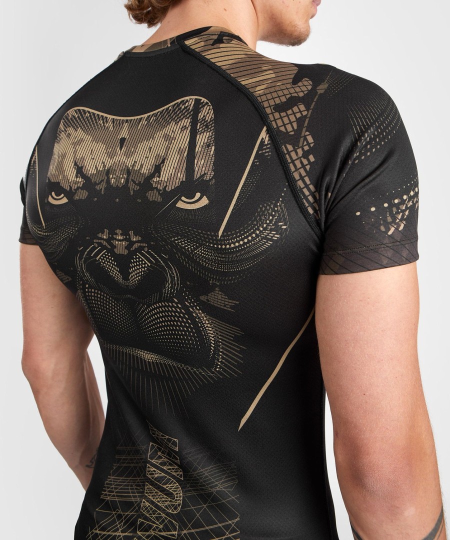 venum gorilla jungle rashguard kurzarm - schwarzsand