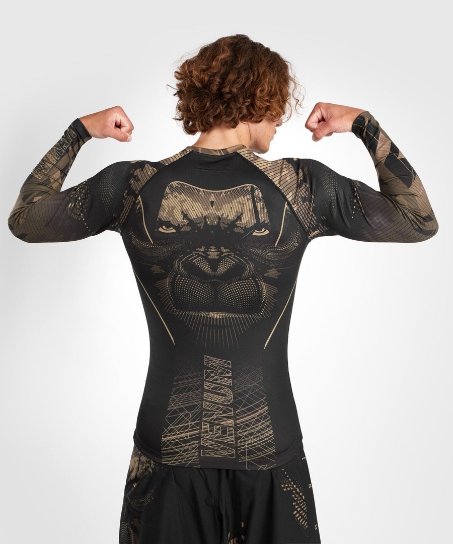 venum gorilla jungle rashguard langarm - schwarzsand
