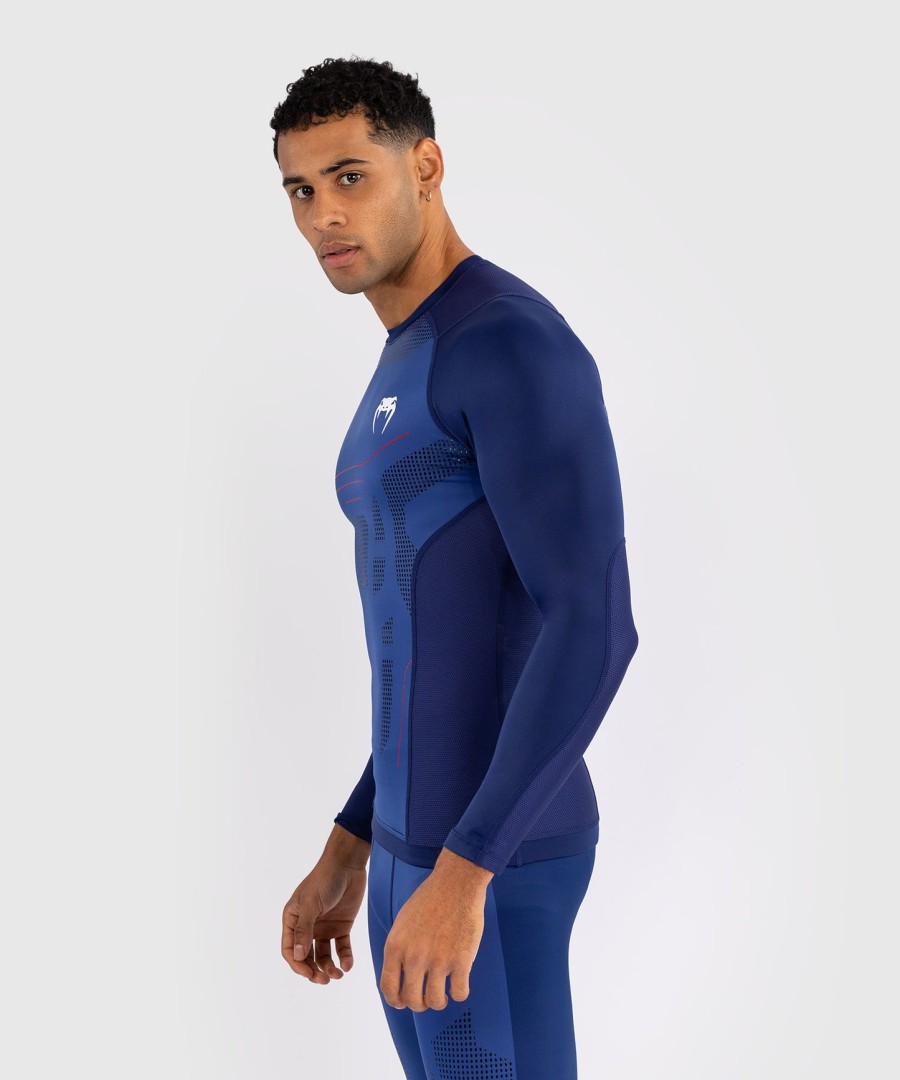venum technical 3.0 langarm-rashguard – nachtblau