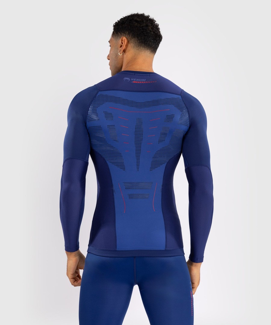 venum technical 3.0 langarm-rashguard – nachtblau