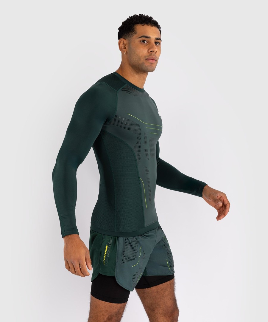 venum technical 3.0 langarm-rashguard – waldgrün