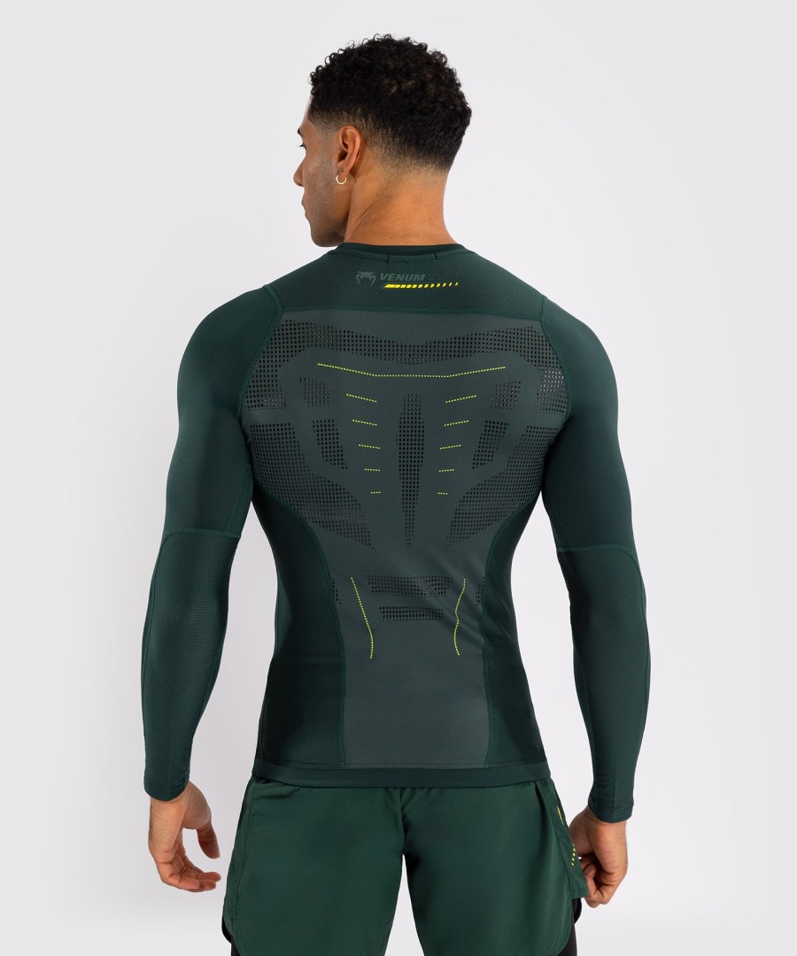 venum technical 3.0 langarm-rashguard – waldgrün