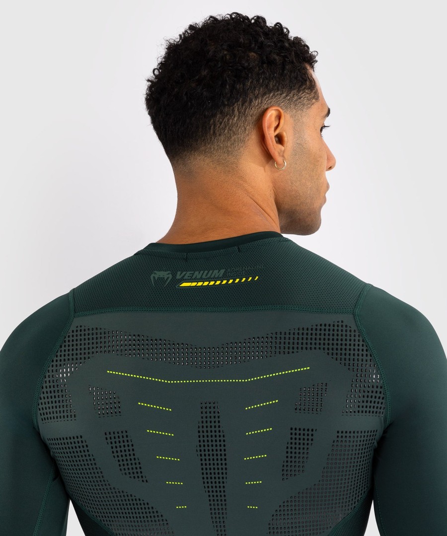 venum technical 3.0 langarm-rashguard – waldgrün