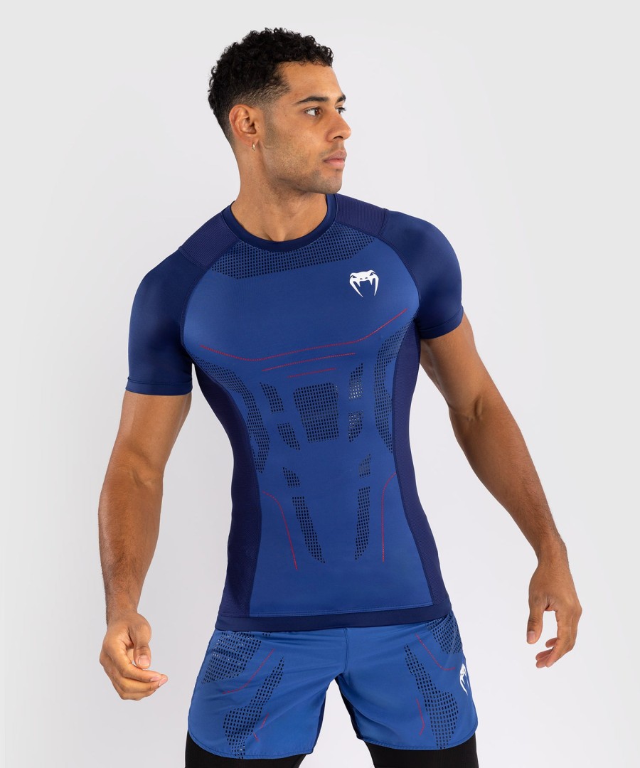 venum technical 3.0 kurzarm-rashguard – nachtblau