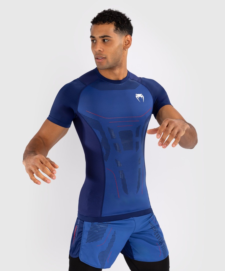 venum technical 3.0 kurzarm-rashguard – nachtblau