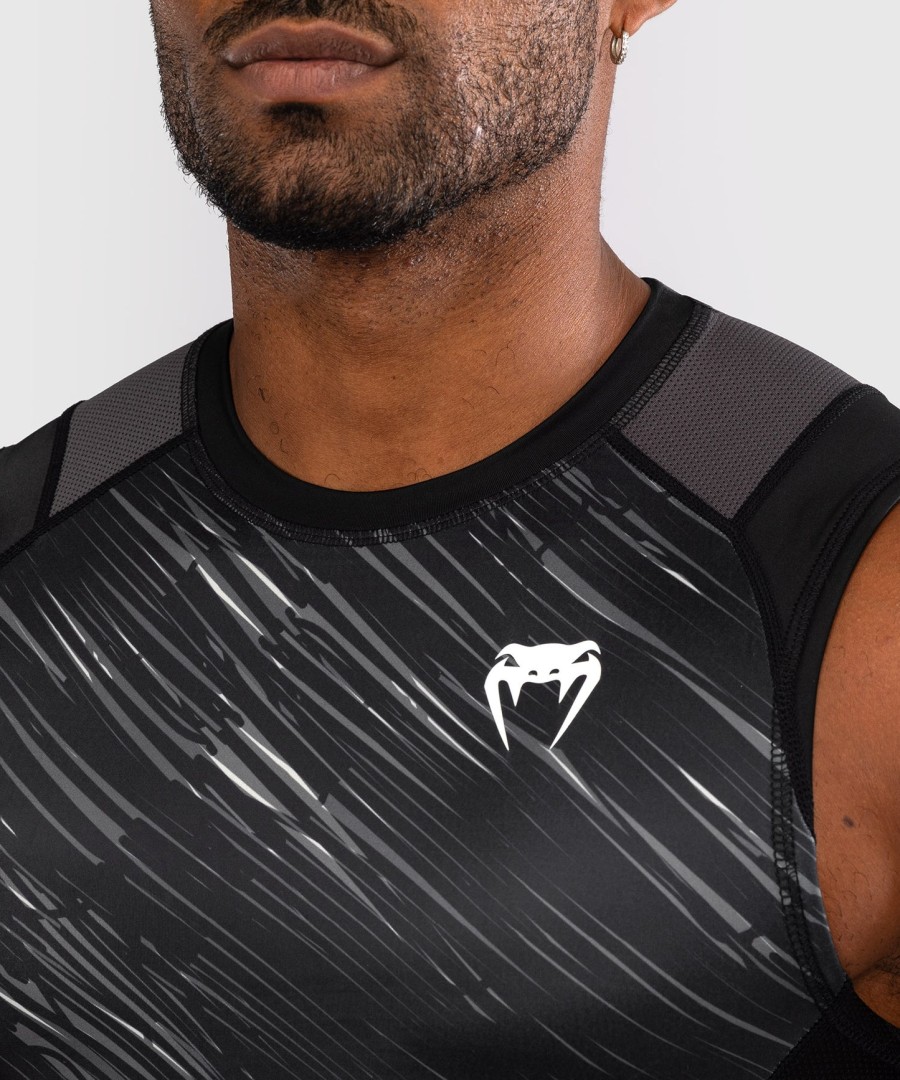 venum rapid ärmelloses rashguard - schwarzsturmgrau