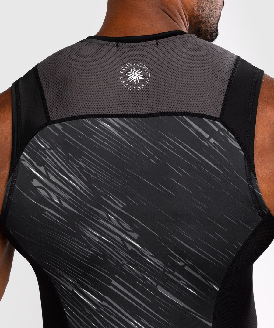 venum rapid ärmelloses rashguard - schwarzsturmgrau