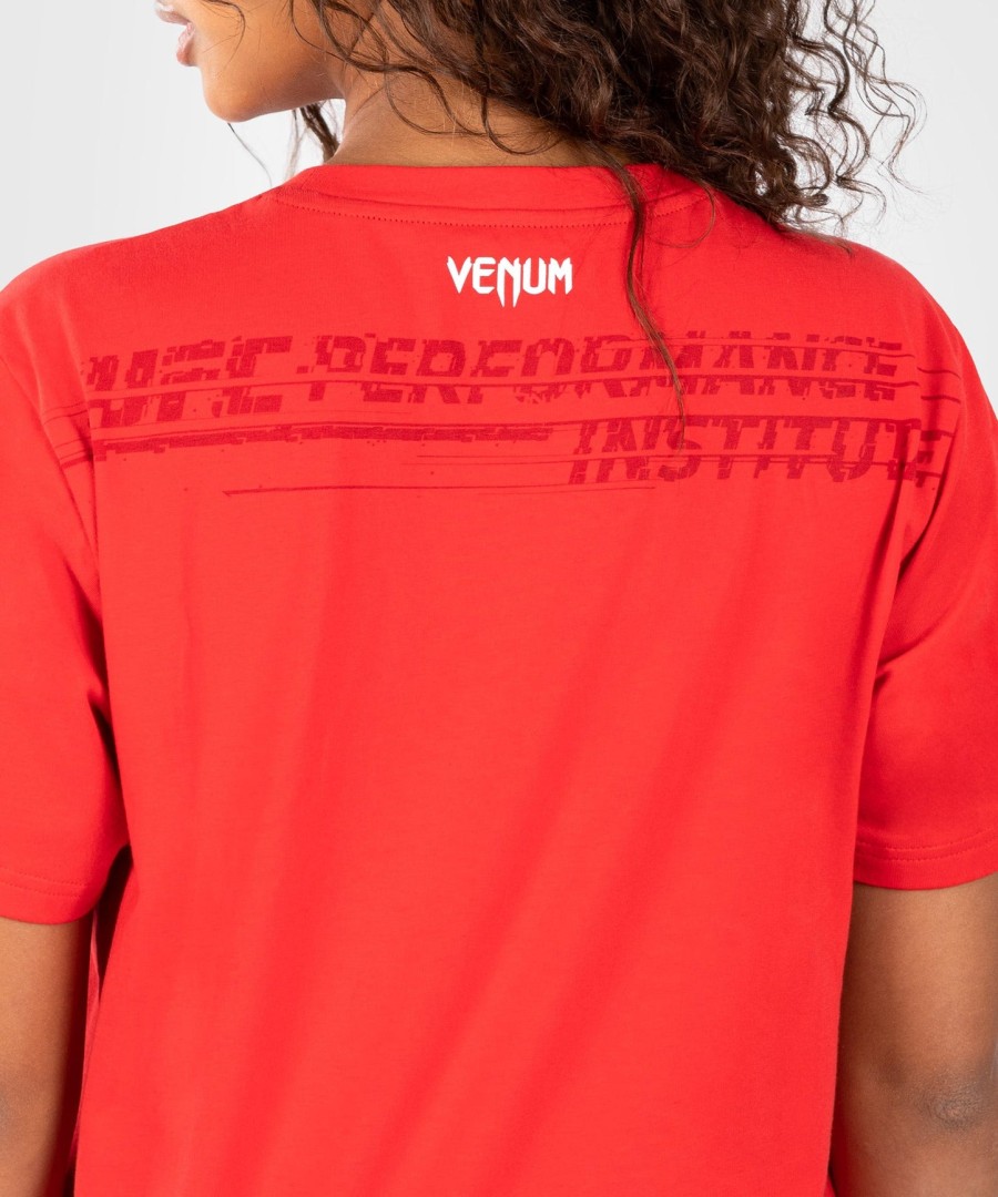 ufc venum performance institute 2.0 damen-t-shirt – rot