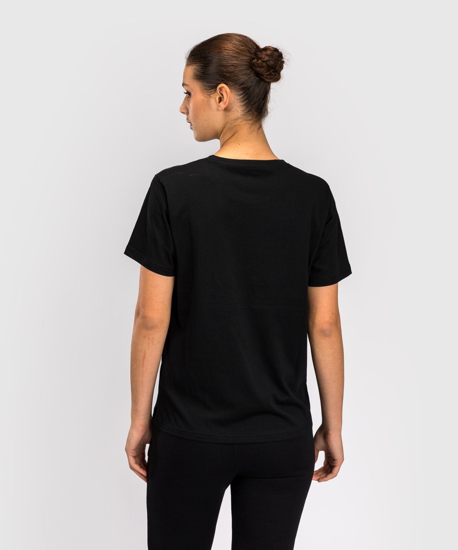 ufc fusion by venum replica damen kurzarm-t-shirt – schwarz