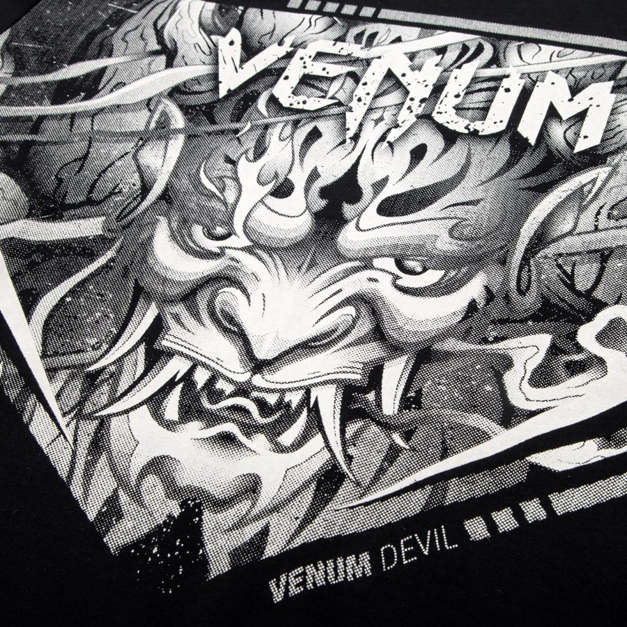 venum devil t-shirt - weißschwarz
