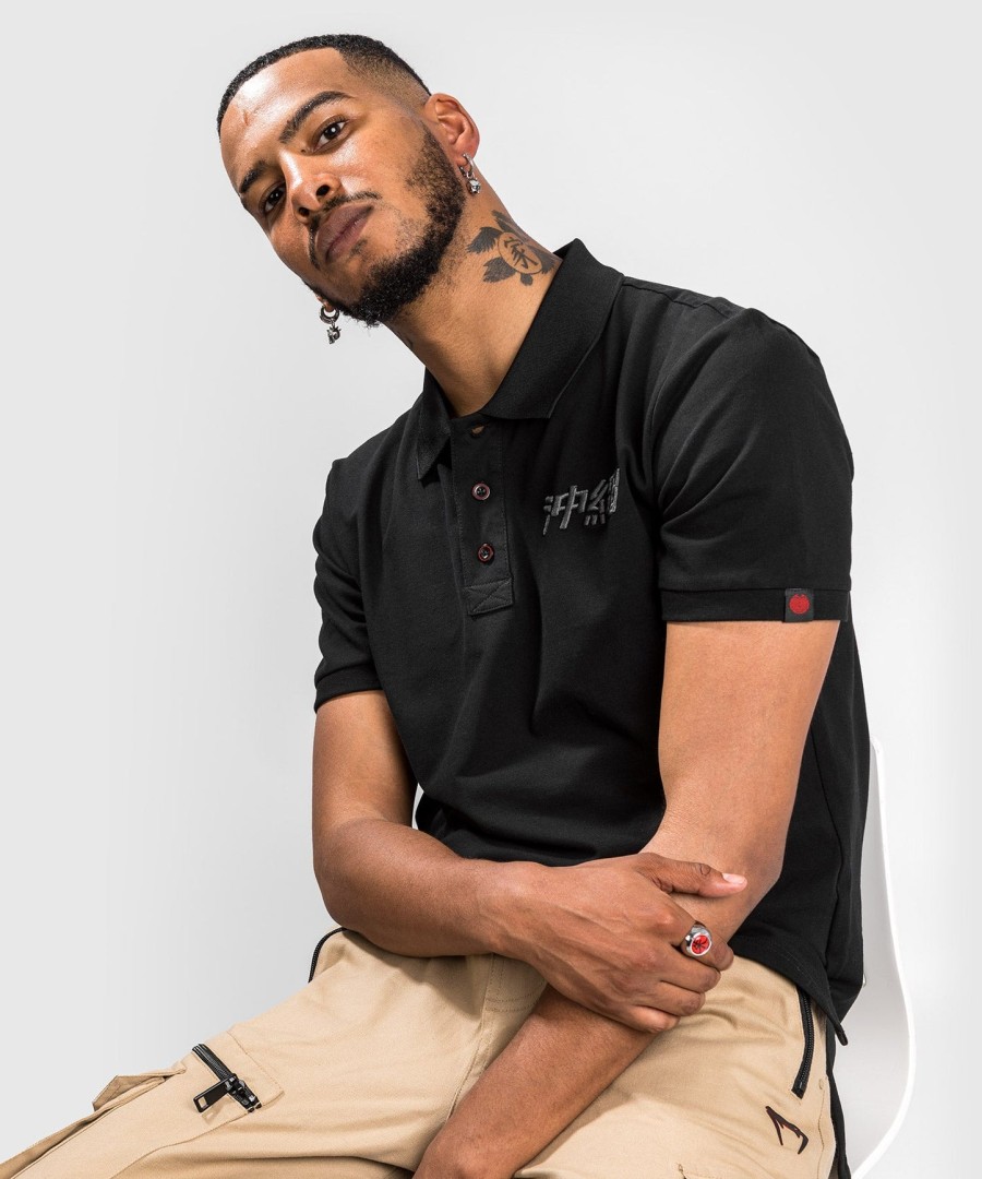 venum okinawa 3.0 polo – schwarzrot