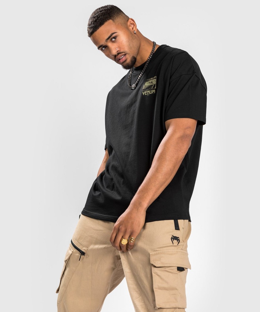 venum fangs t-shirt – oversize-passform – schwarz
