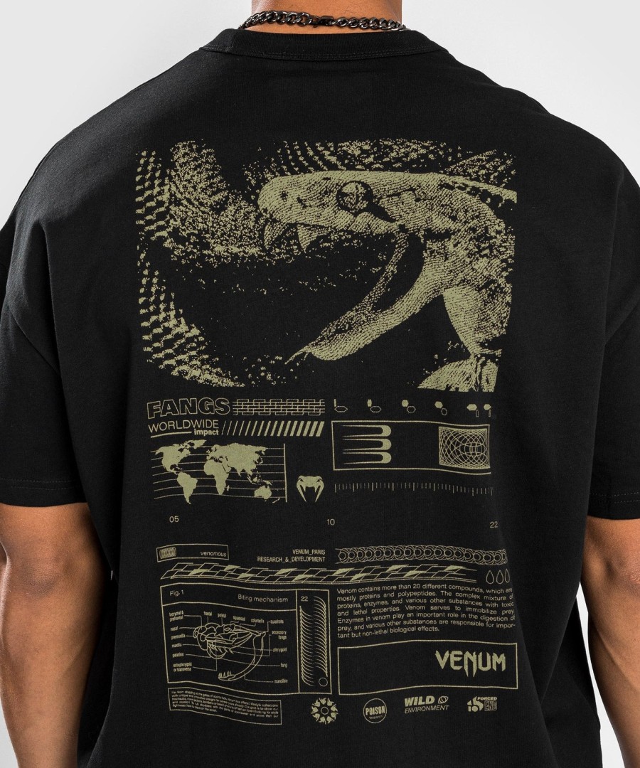 venum fangs t-shirt – oversize-passform – schwarz