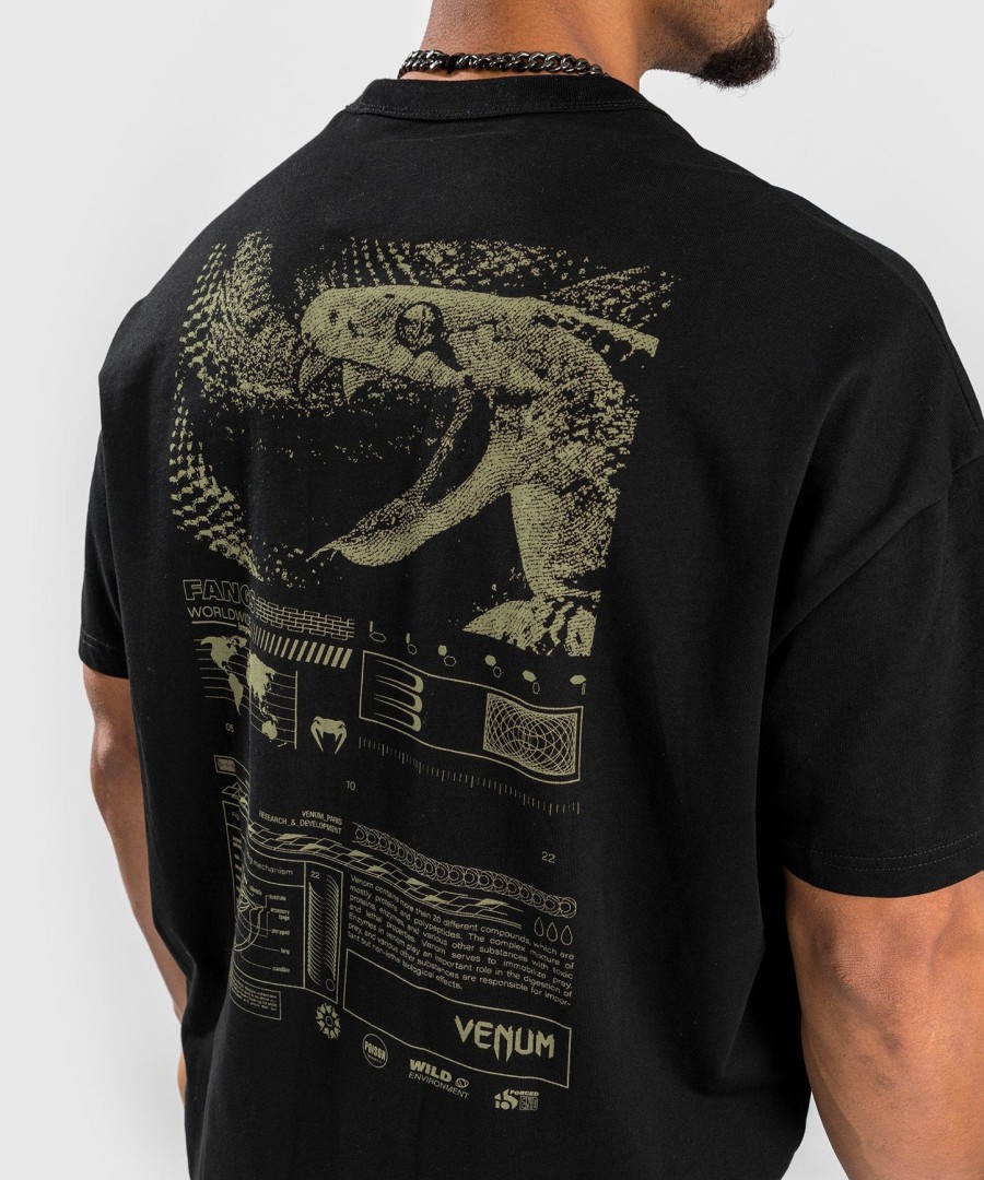 venum fangs t-shirt – oversize-passform – schwarz