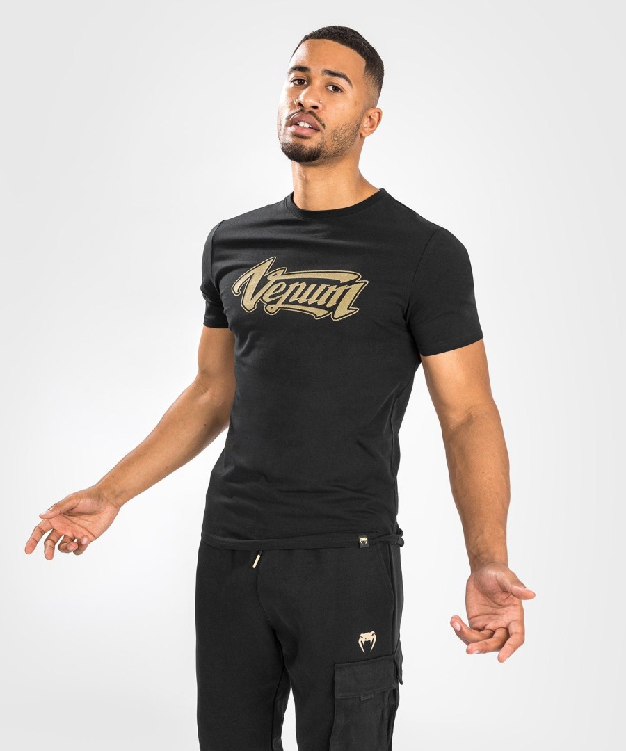venum absolute 2.0 t-shirt – angepasste passform – schwarzgold