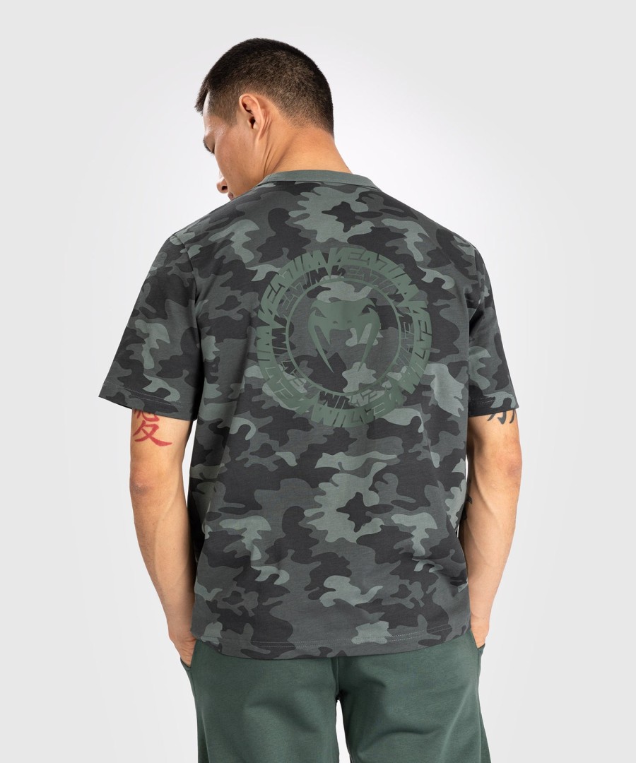 venum vortex xl herren-t-shirt – khaki-camo