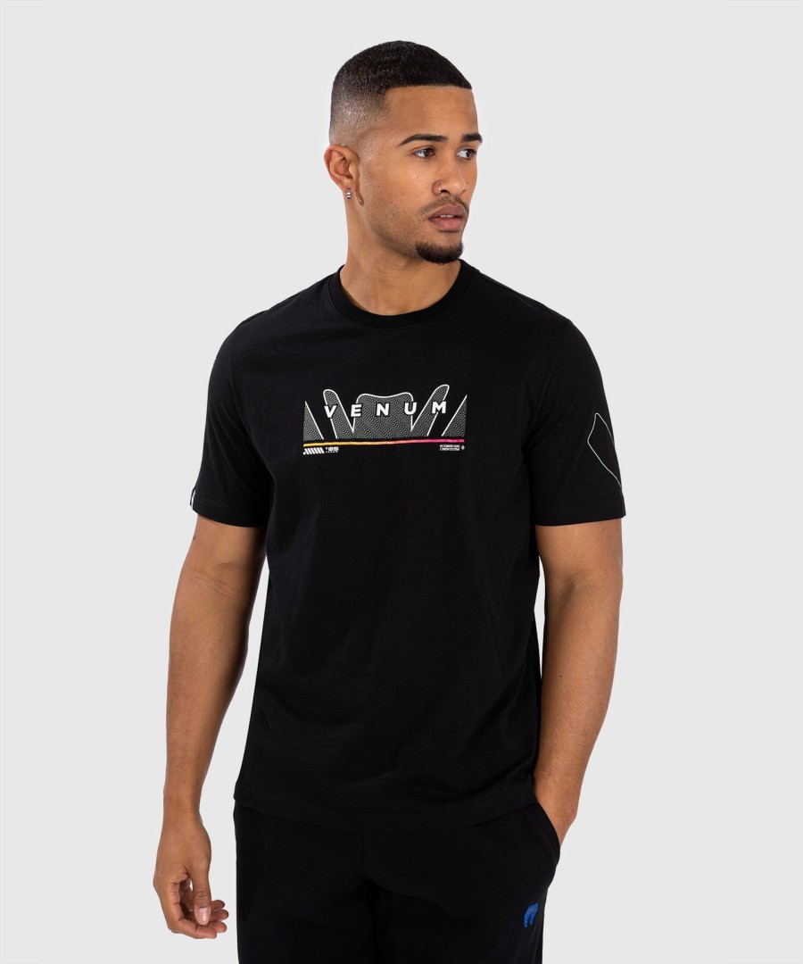 venum t-shirt mit schlangenprint – schwarz