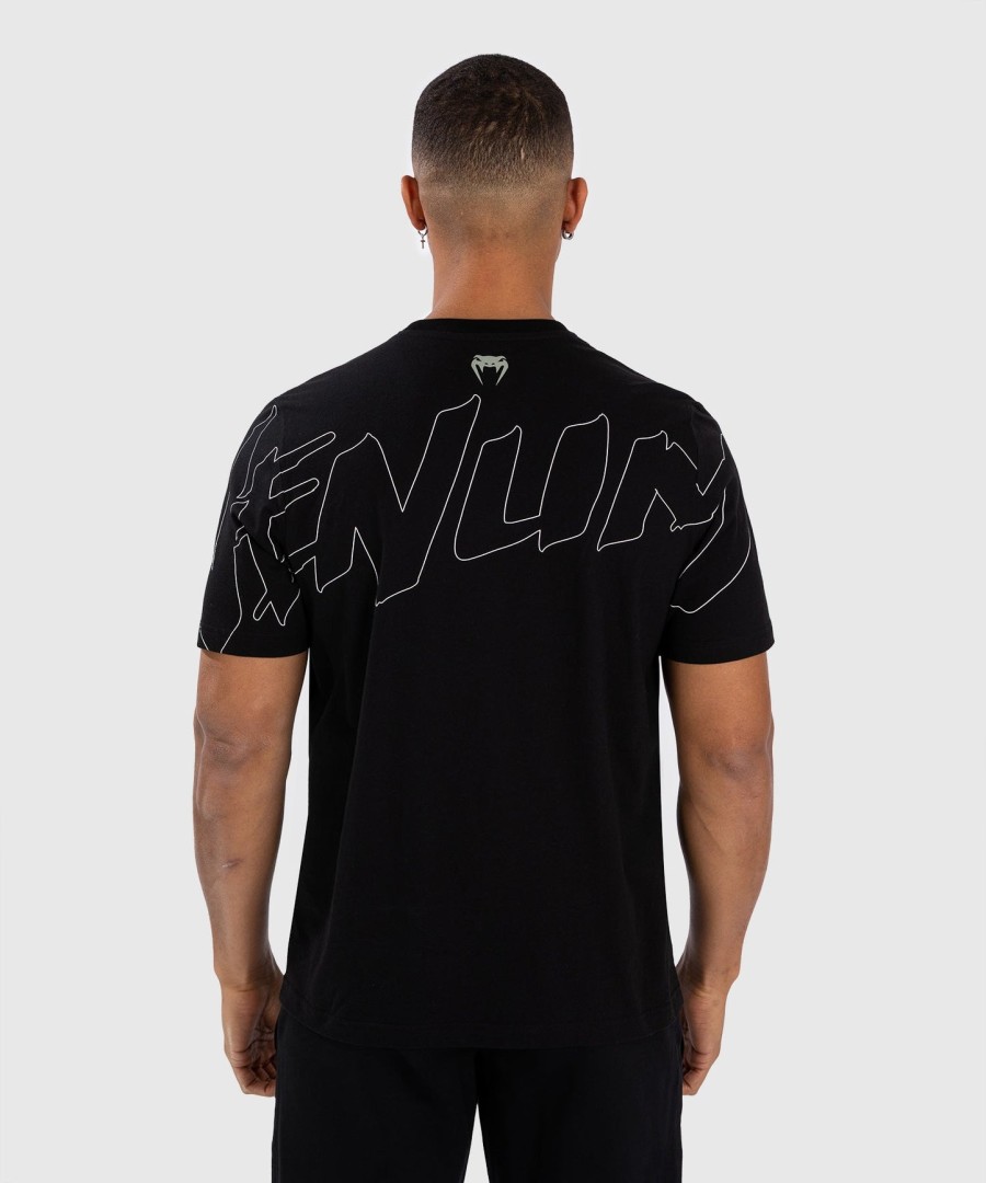 venum t-shirt mit schlangenprint – schwarz