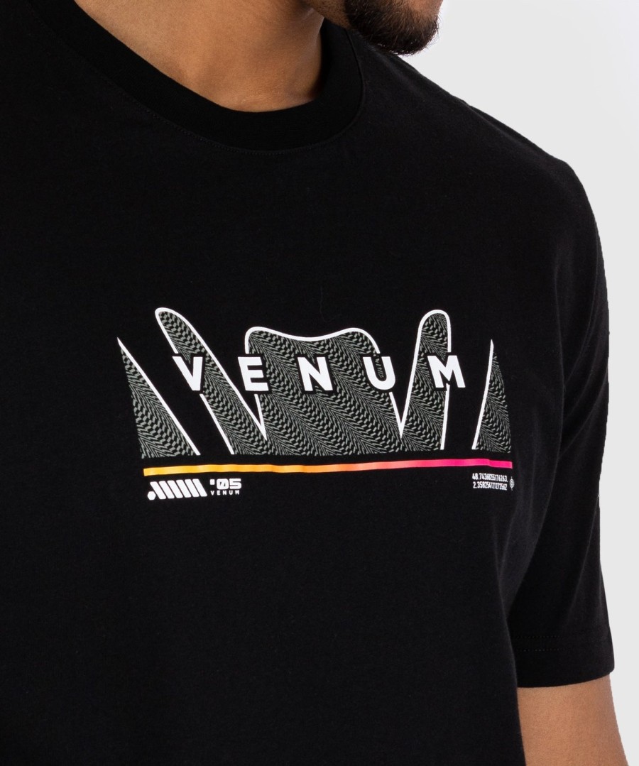 venum t-shirt mit schlangenprint – schwarz