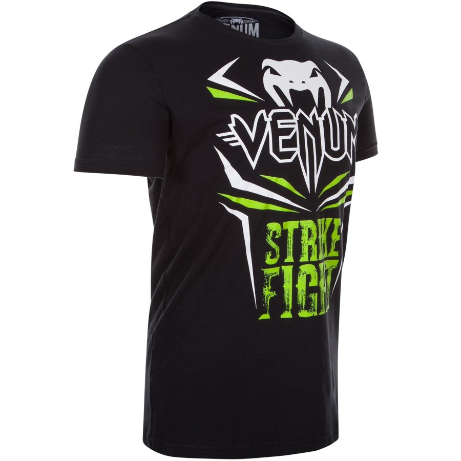 venum strike kampf-t-shirt – schwarzneogrün