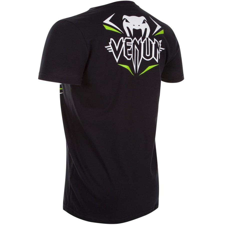 venum strike kampf-t-shirt – schwarzneogrün