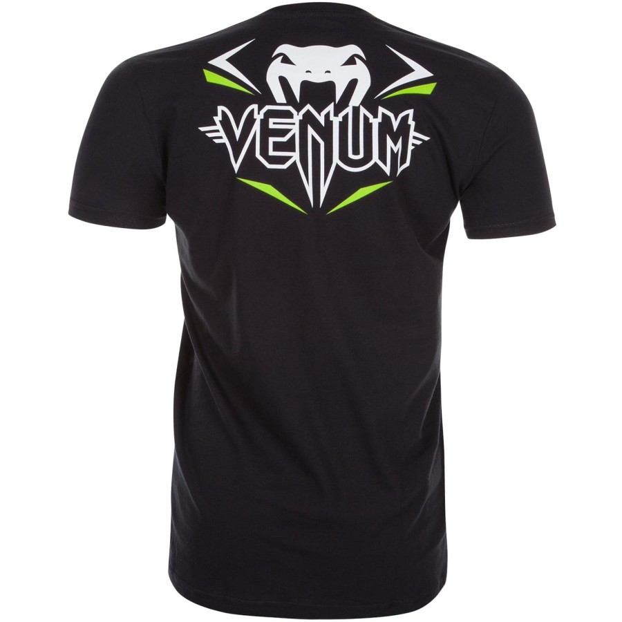 venum strike kampf-t-shirt – schwarzneogrün