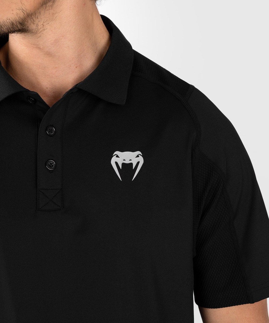 ufc venum performance institute 2.0 herren-poloshirt – schwarzrot