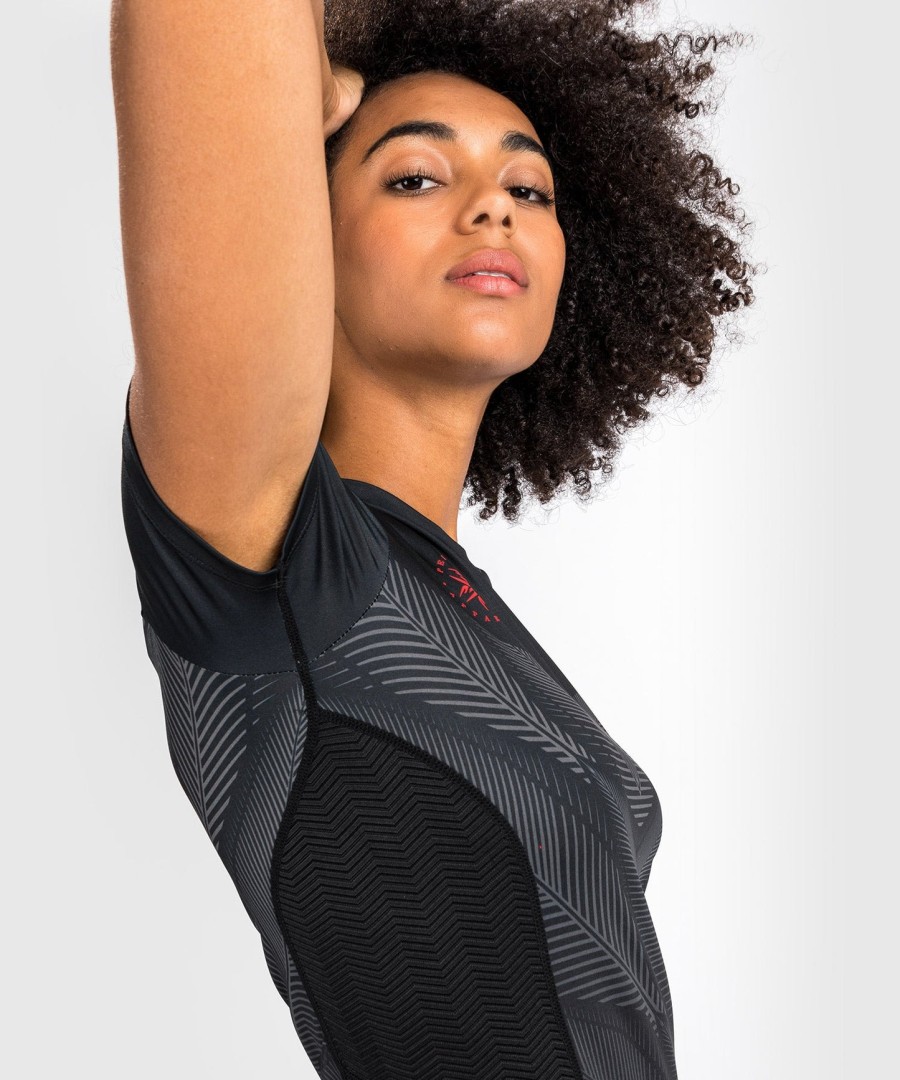 venum phantom dry tech t-shirt – für damen – schwarzrot