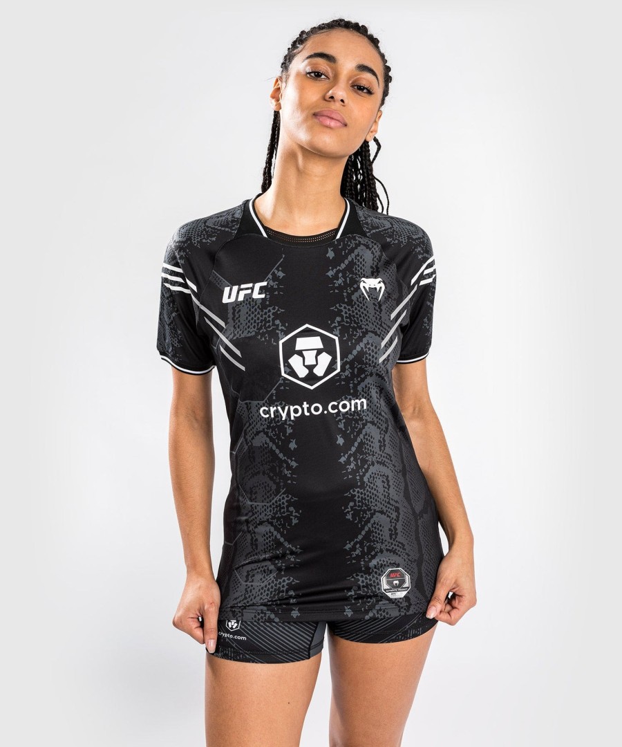 ufc adrenaline by venum authentic fight night damen-einlauftrikot – schwarz