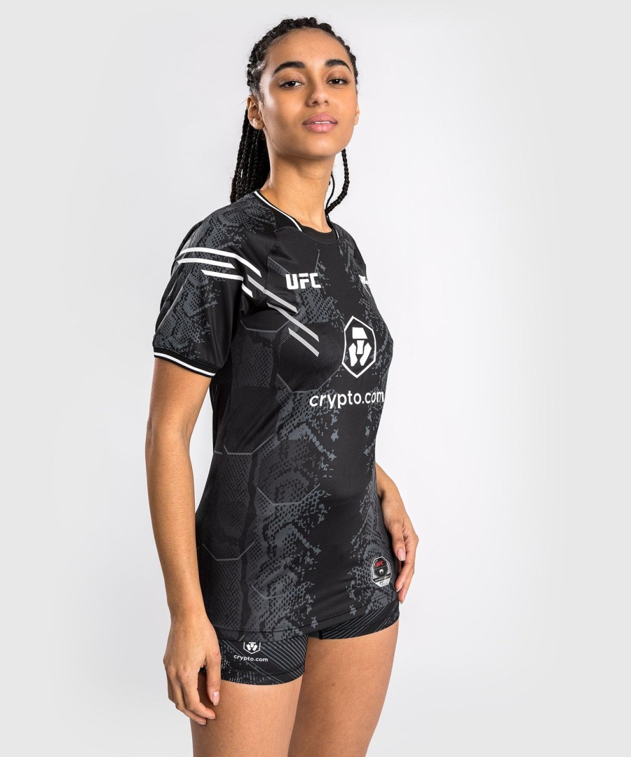 ufc adrenaline by venum authentic fight night damen-einlauftrikot – schwarz