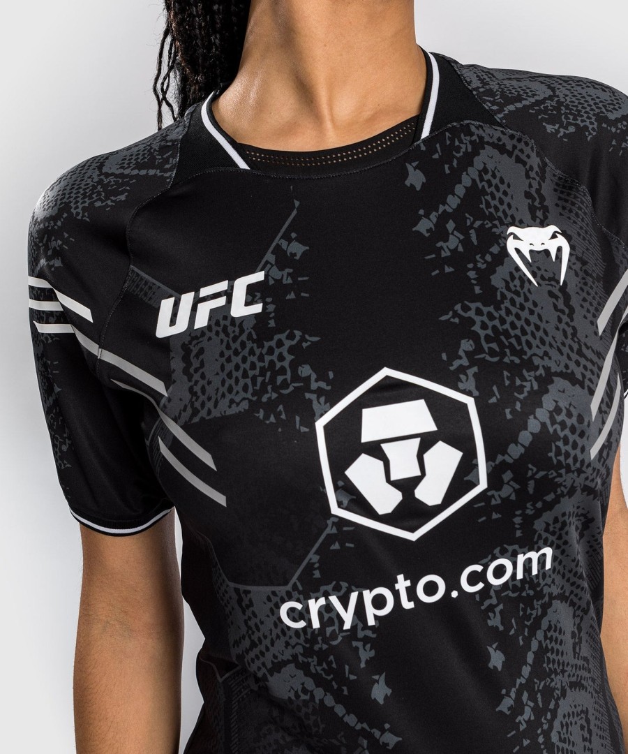 ufc adrenaline by venum authentic fight night damen-einlauftrikot – schwarz