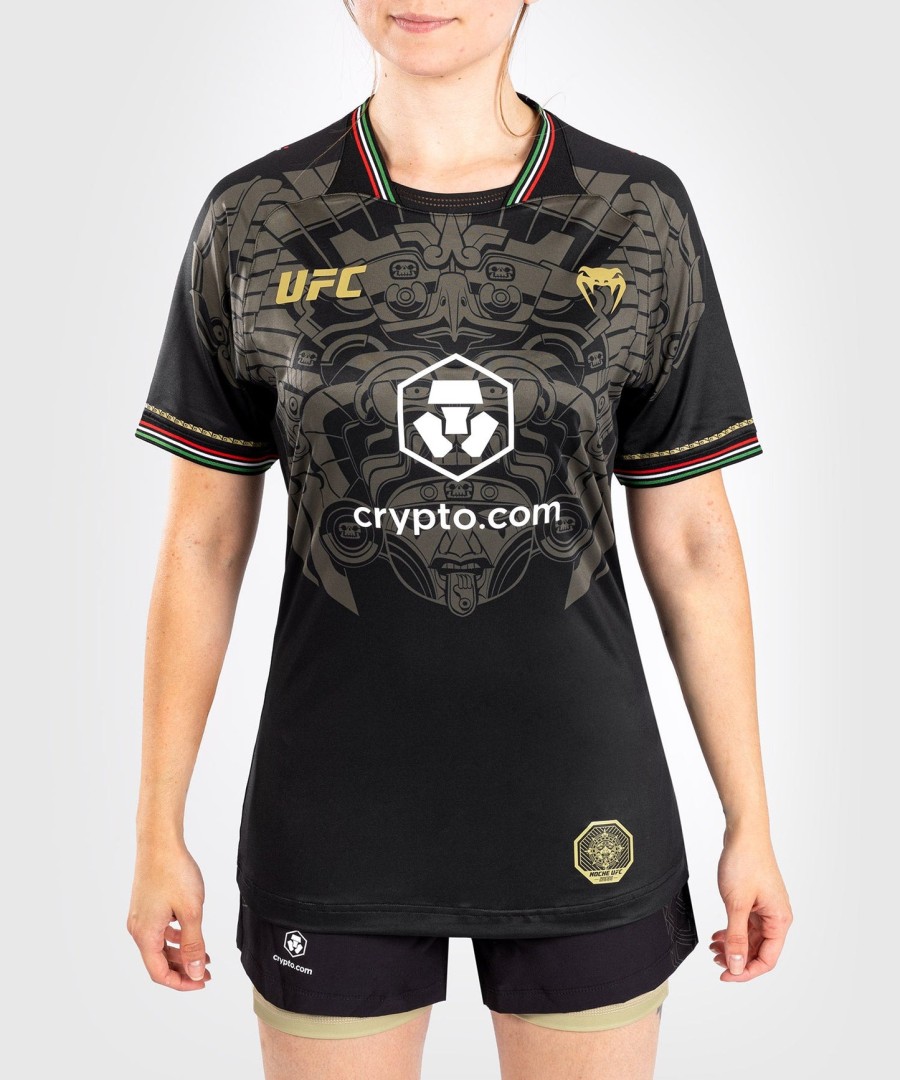 noche ufc by venum authentic fight night damen-einlauftrikot - schwarz