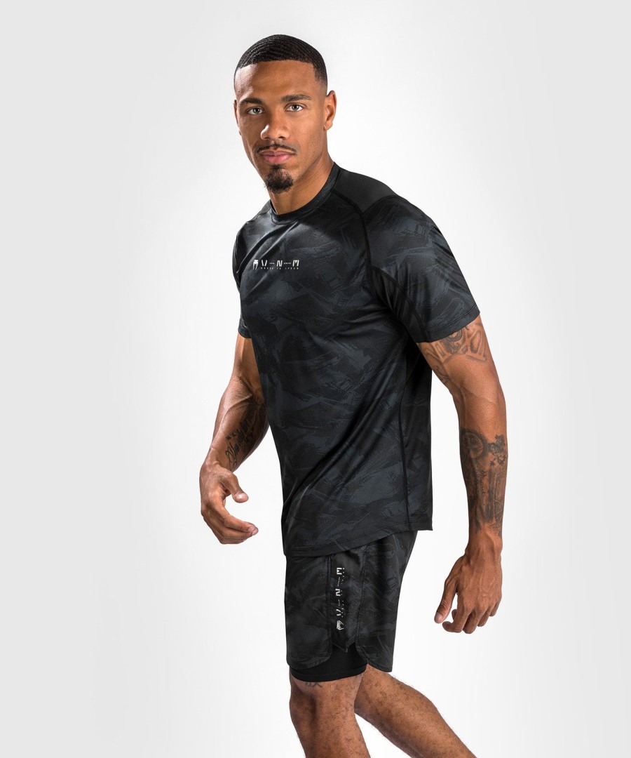 venum electron 3.0 dry tech t-shirt – kurzarm – schwarz
