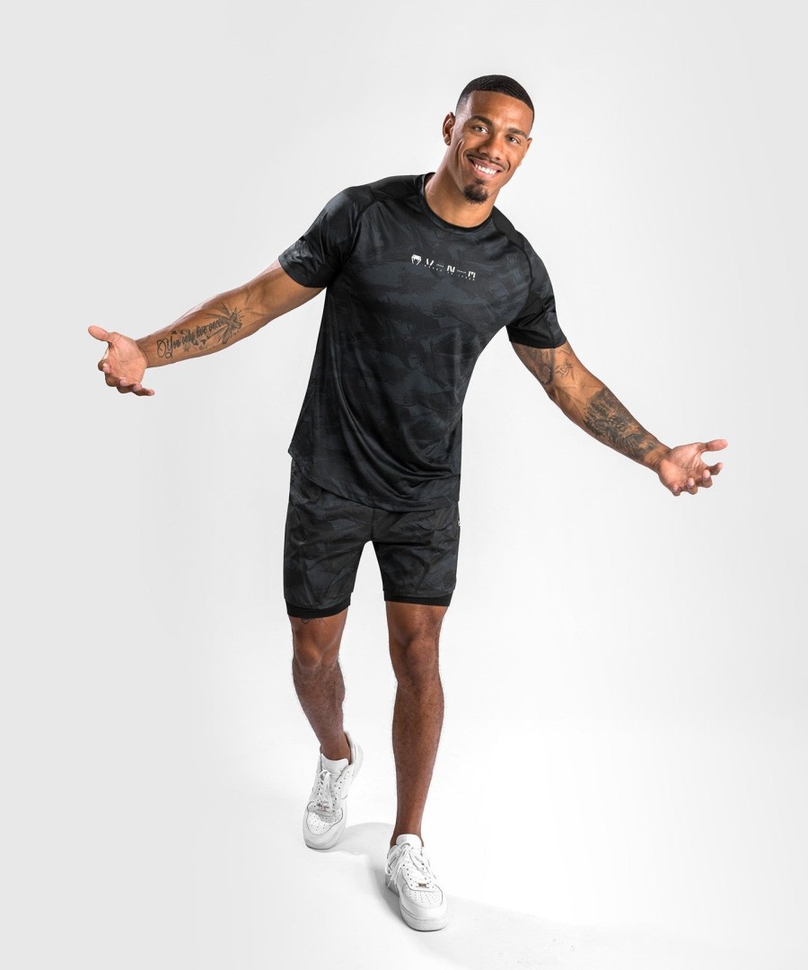 venum electron 3.0 dry tech t-shirt – kurzarm – schwarz