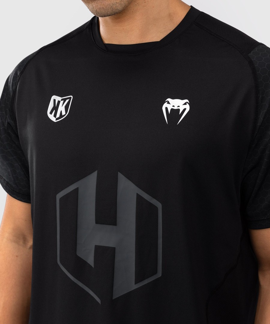 foot korner x venum hexagon mma t-shirt - schwarzsilber