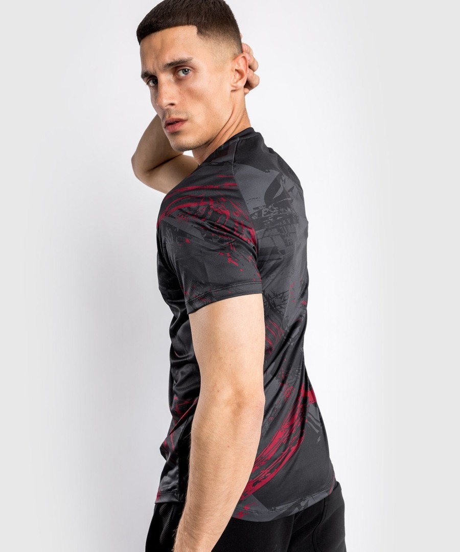 ufc venum authentic fight week 2.0 herren dry tech t-shirt – schwarz