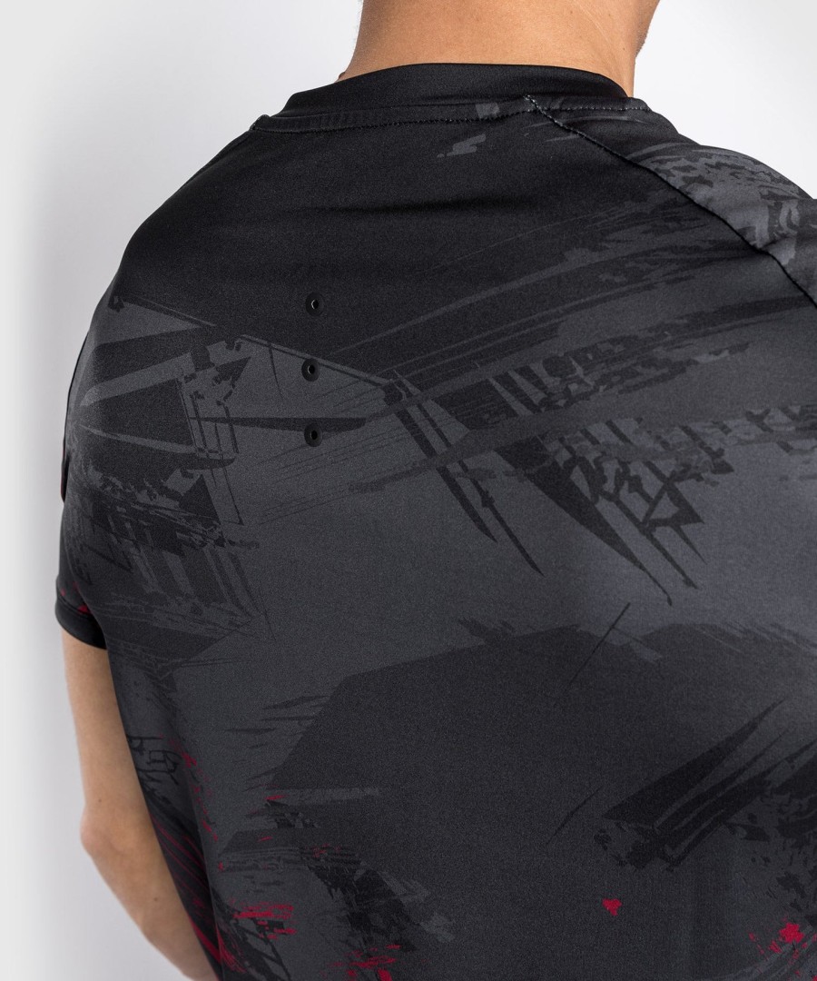 ufc venum authentic fight week 2.0 herren dry tech t-shirt – schwarz