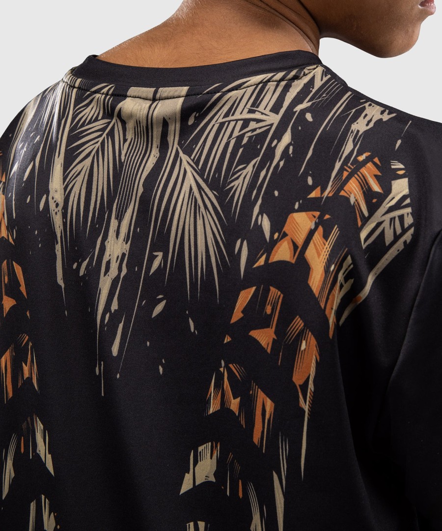 venum tiger kinder dry tech t-shirt - schwarzneonorange