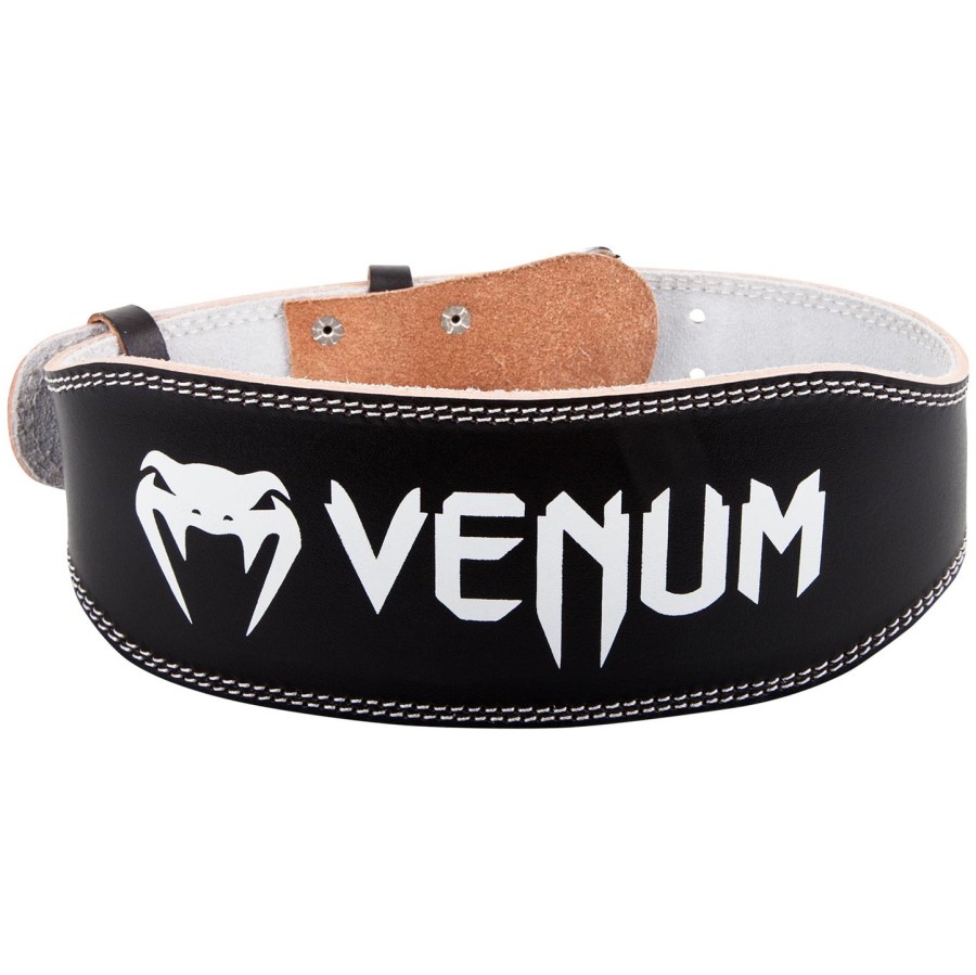 venum hyperlift leder-gewichthebergürtel - schwarz